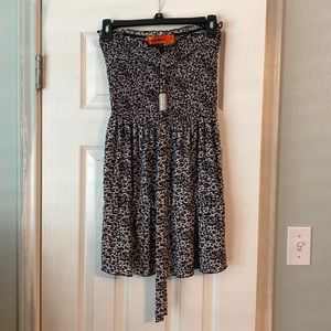 Smocked Tunic - Cheetah - size Large